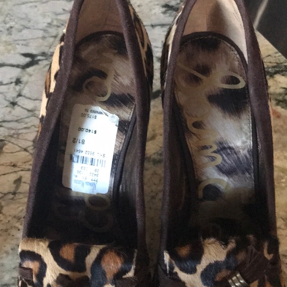Sam Edelman Animal print cowhide platform moccasin - Picture 4 of 8
